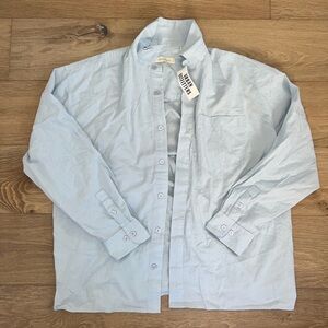 brand new urban outfitter long sleeve women medium with tags light blue